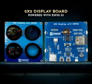 SB Components  2x2 (1.28") Round Display Board Powered with ESP32 S3 WROOM-1 - Picture 1 of 1
