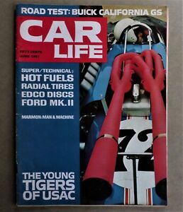 Car Life Magazine. 1967, June: '67 Buick Calif.-GS; AMC Rebel + Many New Car Ads