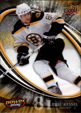2008-09 Upper Deck Power Play Boston Bruins Hockey Card #29 Phil Kessel