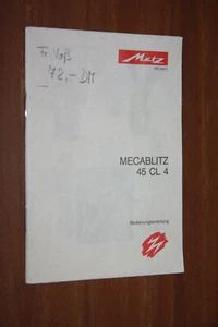 Gebrauchsanleitung für Mecablitz 45 CL 4 von Metz - Bild 1 von 1