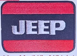 Jeep Automotive Ferro Ricamato su toppe 2 1/4x3 1/4" - Foto 1 di 1