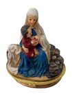 Vintage Mary Baby Jesus Trinket Box Trinity Broadcasting Network Mother Nativity