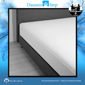 DAUNENSTEP | VIVAWHITE Salva materasso coprimaterasso impermeabile in spugna - Imagen 1 de 3