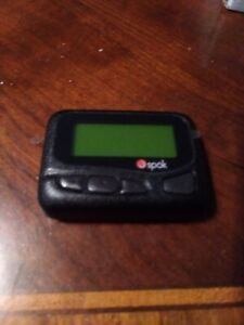 **New Sun Telecom T5 Spok Black 1-Way Alpha Numeric Encrypted Secure Pager**