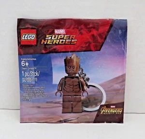 LEGO MARVEL SUPER HEROES TEEN GROOT Schlüsselanhänger 5005244 Avengers Infinity War neu - Bild 1 von 3