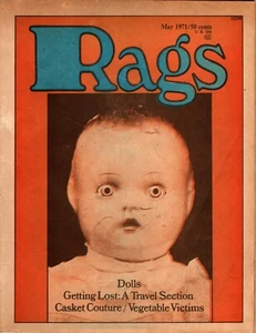 May 1971 Rags Magazine Newspaper Issue #11 Doll Collecting Counterculture - Picture 1 of 4