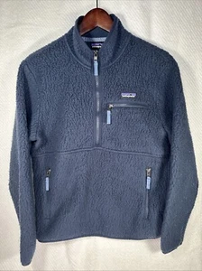 Patagonia Retro Pile Chaqueta Mujer Pequeño Suéter 22835 Marsupial Nena Azul - Imagen 1 de 11