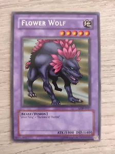 Yu-Gi-Oh! Flower Wolf LOB-E087 Mint Condition - Picture 1 of 3
