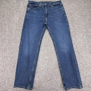 Levis Jeans Herren 34x30 Blau 505 Straight Leg Regular Fit Medium Wash Mid Rise - Bild 1 von 7