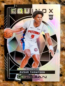 2023-24 Panini Obsidian Ausar Thompson Rookie Equinox Detroit Pistons RC 70/99 - Picture 1 of 2