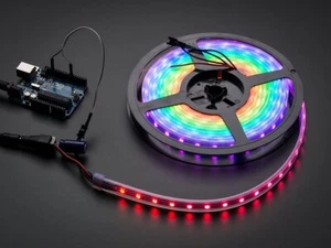 Adafruit NeoPixel Digital RGB LED Strip - White 60 LED - WHITE - 1M - Picture 1 of 2