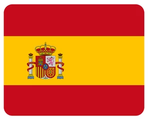 Mousepad Spanien 24x19 Spain Espana Fahne Mauspad Unterlage - Bild 1 von 1