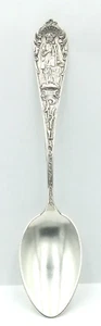 Vintage Antique Hamilton Davis .925 Sterling Silver Philadelphia Souvenir Spoon - Picture 1 of 8