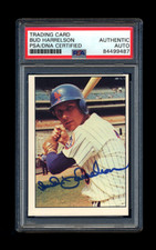 BUD HARRELSON SIGNED 1975 SSPC CARD PSA/DNA AUTOGRAPHED NEW YORK METS ALL STAR