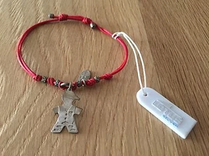 Pulsera de Plata LOTUS - Silver Bracelet - Con cuerda roja - Red - With Box - Imagen 1 de 3