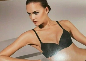Wolford Tulle Cup Bra Size 85B USA: 38B Color: Black Style 69663 - Picture 1 of 3