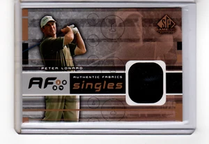 PETER LONARD 2003 Upper Deck SP GAME USED AUTHENTIC FABRICS SINGLES #AF-PL - Picture 1 of 1