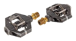 crankbrothers Candy 7 Titanium Clipless MTB Pedals BLACK 9/16" 2 Bolt Gravel CX - Picture 1 of 7
