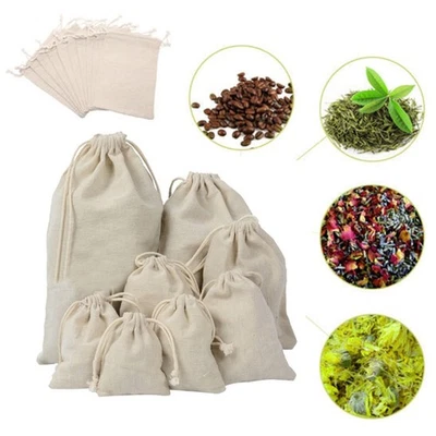 Practiacl Supply Bag Reusable Set Shopping Accessories Drawstring Handmade - Image 1 of 4