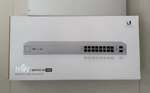Ubiquiti UniFi US-16-150W Gigabit Layer-2 PoE Managed Switch 16 Port + 2 SFP 150 - Bild 1 von 7