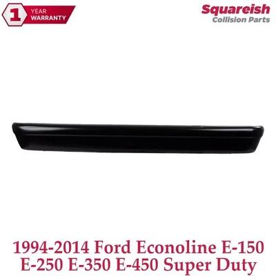 Nuevo parachoques trasero imprimado negro para Ford Econoline E-150 E-250 E-350 E-450 1994-14 Foto 1 de 4