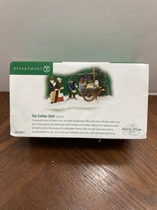 Department 56 Dickens Village Series The Coffee-Stall 2 Pieces #58571 - Picture 1 of 11