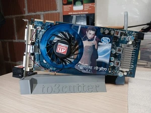 Vintage ATI Radeon Sapphire HD 3870 512Mb  PCI-E x16 Graphics Card - MINT WORKS! - Picture 1 of 13