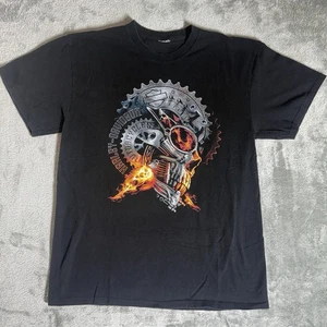 Harley Davidson T-Shirt Herren Large Richmond VA Graphic Tee Schwarz Motorräder - Bild 1 von 9