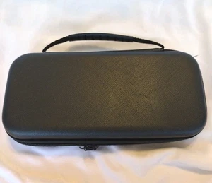 Nintendo Switch Hard Shell Carrying Case Holds System Games Accessories Black - Picture 1 of 5
