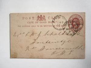 1895 CAPE OF GOOD HOPE STATIONERY - Picture 1 of 2
