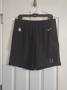 Pantalones cortos negros Nike Dri-FIT Indianapolis Colts para hombre talla grande sobre el campo CZ0524-010 - Imagen 1 de 8
