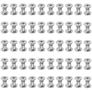 50 Juegos Remaches Madre e Niño Tornillos Surtidos Accesorios Artesanía de Cuero - Imagen 1 de 12