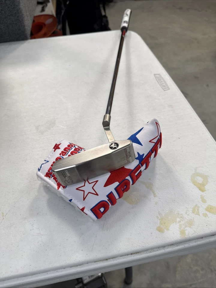 PIRETTI COTTONWOOD II MILLED PREMIERE SERIES PLUMMERS NECK PUTTER 36" 365g - Image 1 of 4