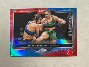 2025 Topps cromo UFC rojo y azul refractor Yazmin Jauregui #50 - Imagen 1 de 2