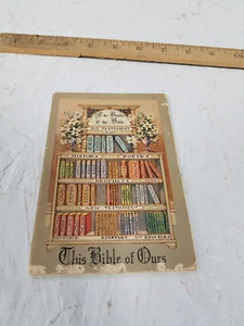 Vintage This Bible of Ours Pamphlet 1937 Very Nice condition - Picture 1 of 5