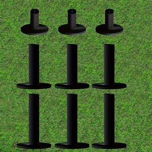 3 Size Rubber Golf Mat Tees 9 Set Premium Driving Range Practice Tee US - Picture 1 of 14