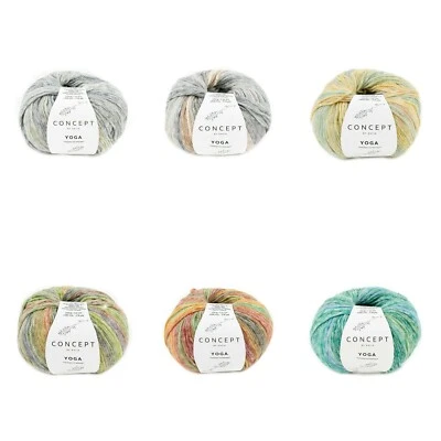 CONCEPT BY KATIA - YOGA - Garn - Wolle - 50g - LL 200m - (13,00€/100g)