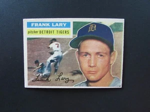 1956 Topps Baseballkarte #191 Frank Lary graue Rückseite - Bild 1 von 4
