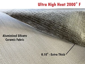 Aluminized Ceramic Insulation Heat Shield Barrier 20"x40" - Bild 1 von 7