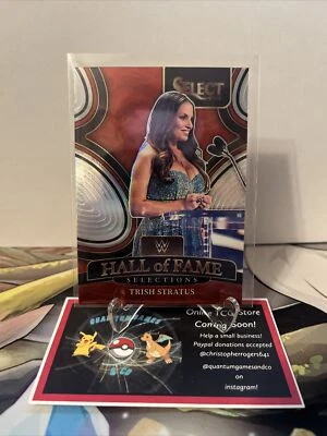 2022 Panini Select WWE Trish Stratus Hall of Fame Selections Silver Prizm - Image 1 of 2