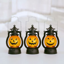 LED Haloween Pumpkin Ghost Lanter Candle Light Halloween Decoration Oil Ladn WY2