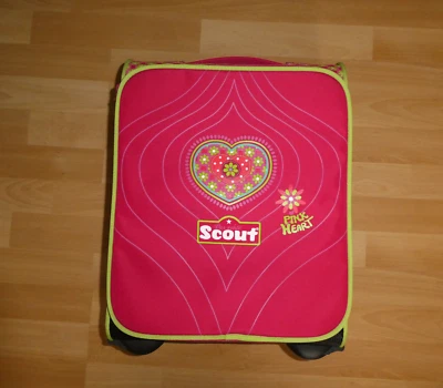 Kindertrolley/Reisekoffer Mädchen, Der echte Scout,Pink Heart, 44x18x34 cm, TOP - Bild 1 von 4