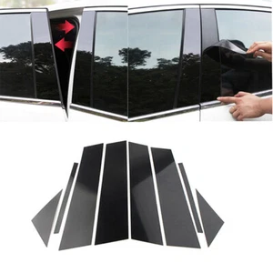 Door Window Decal Cover Trim Pillar Posts Gloss Black For Mazda 3 Axela 2019-23 - Picture 1 of 14