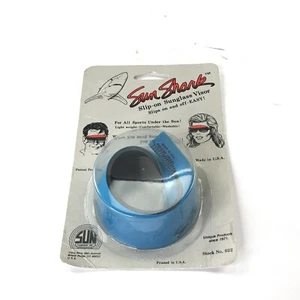 Sun Co. Inc. Sun Shark Slip On Sunglass Visor Neoprene 922 Vintage 80's 90's Nuevo - Imagen 1 de 6