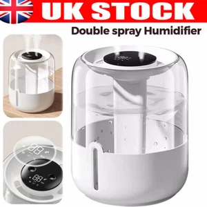 4L Humidifiers for Bedroom Ultrasonic Warm & Cool Mist LED Humidifier Top Fill - Picture 1 of 17