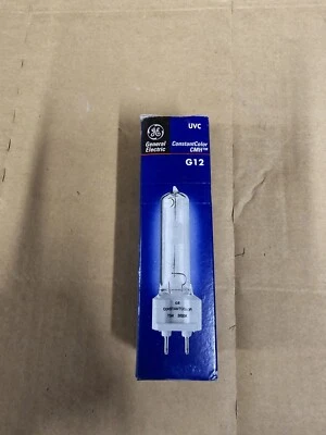 150W GE G12 HID CMH150/T/UVC/U/830/G12 METAL HALIDE CERAMIC Light Bulb Lamp - Image 1 of 2