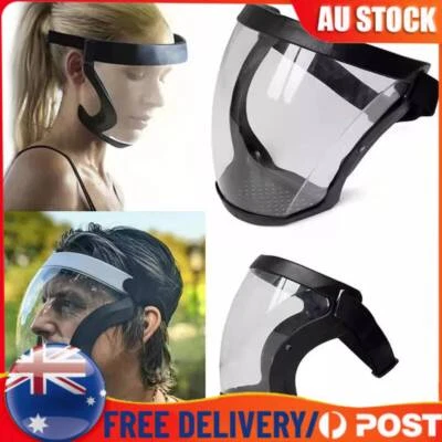 Anti-fog Full Face Shield Super Protective Head Cover Transparent Safety Mask AU - image 1 of 4