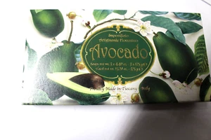 Saponificio Artigianale Fiorentino Aguacate 3 Barras Hecho a Mano Toscana, Italia NUEVO - Imagen 1 de 4