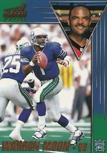 1998 Pacific Aurora Warren Moon #177 HOF Seattle Seahawks Fußball - Bild 1 von 2