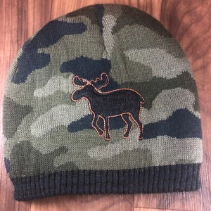 Little Me Adventure Reversible Winter Beanie Hat Size 2-4T Camouflage Moose - Picture 1 of 3